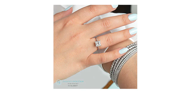 Tennis Bracelet - Lab Grown Diamonds - 14 White Gold | 5.00ct Total - Image 3