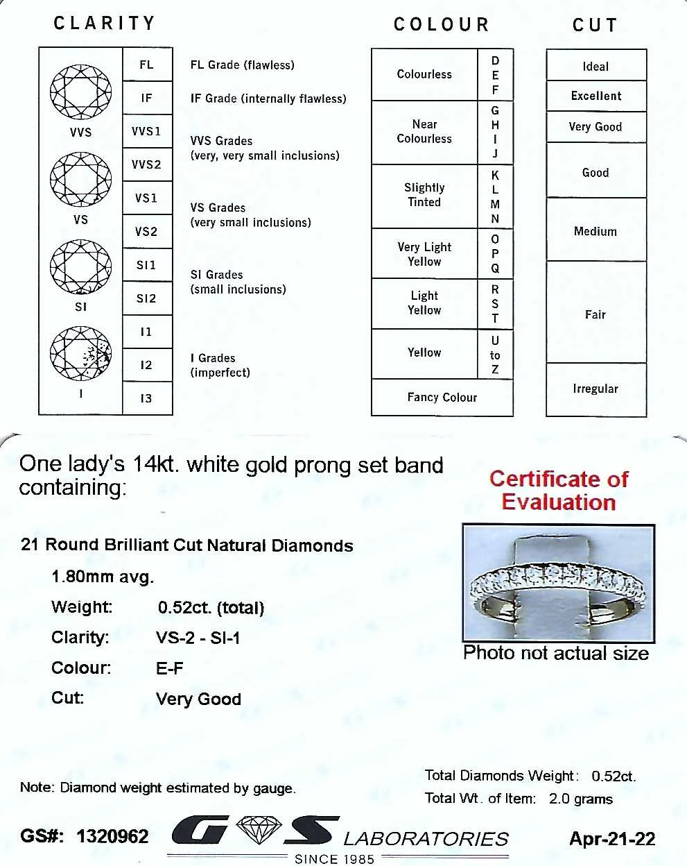Half eternity band - 14kt white gold & diamonds | R-21997-0.50ct - Image 3