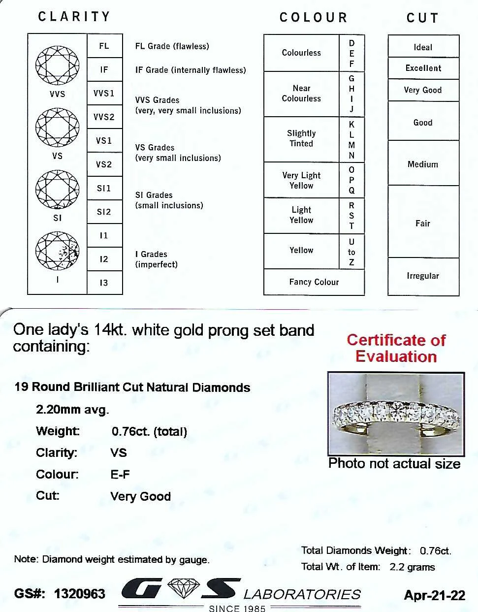 Half eternity band - 14kt white gold & diamonds | R-21997-0.75ct - Image 3
