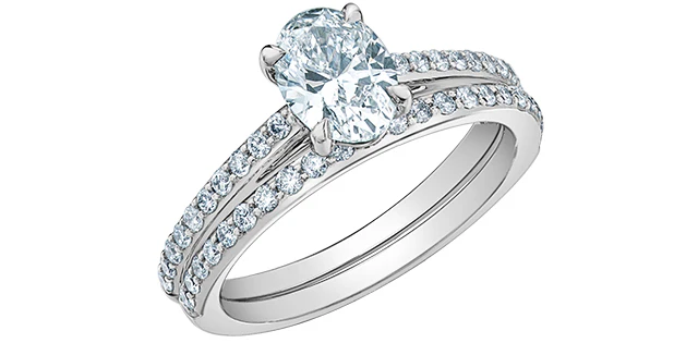 Solitaire Ring 14KT | LGD | 1.00ct Oval cut center - Image 4