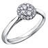 Ring 14kt White Gold - 0.75ct Total Natural Diamond | DX702W75 - Image 3