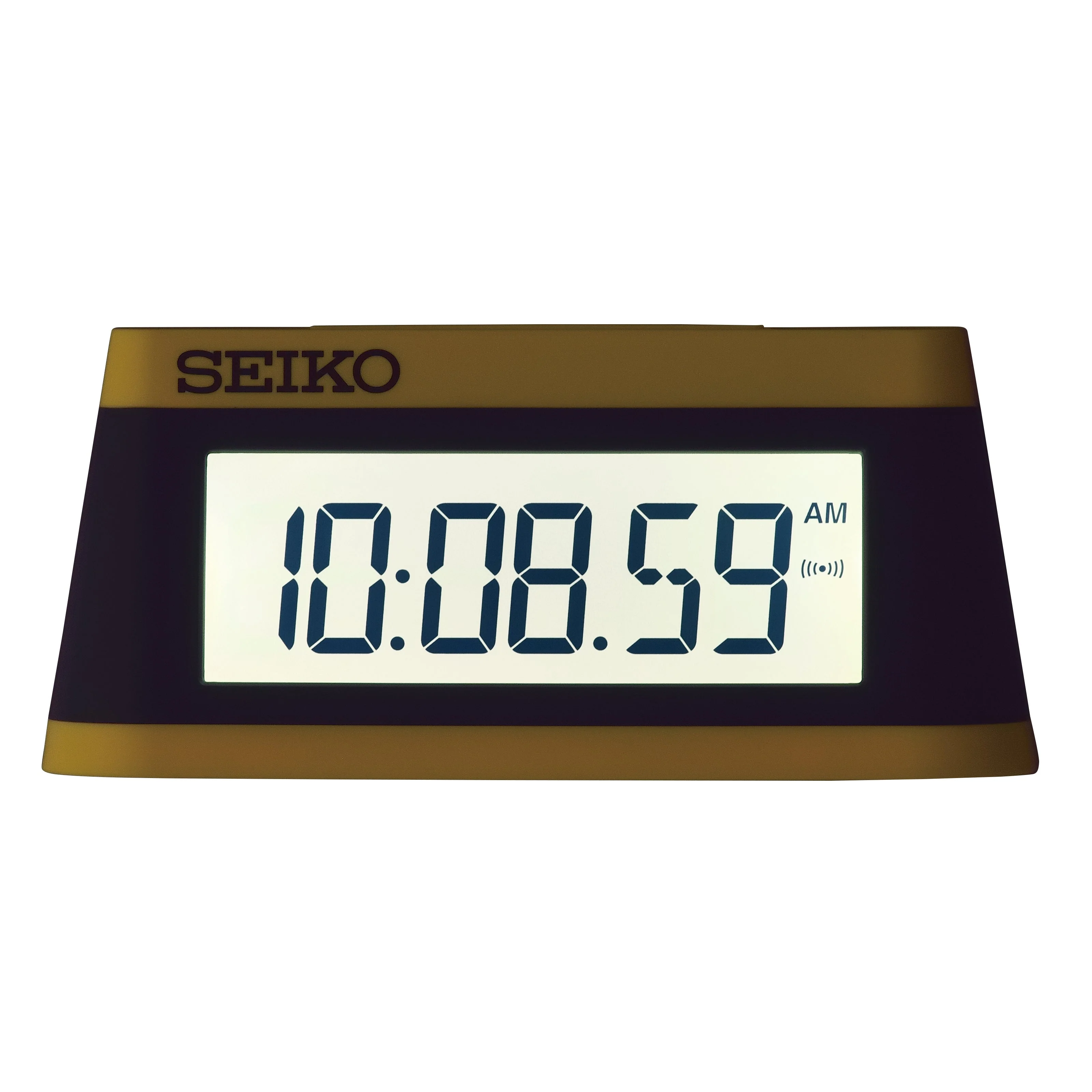 Seiko Alarm Clock -  Yellow & Black | QHL091Y - Image 3