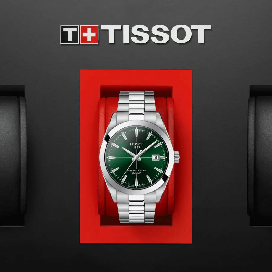 Tissot Gentleman Powermatic 80 Silicium - Green | T1274071109101 - Image 5