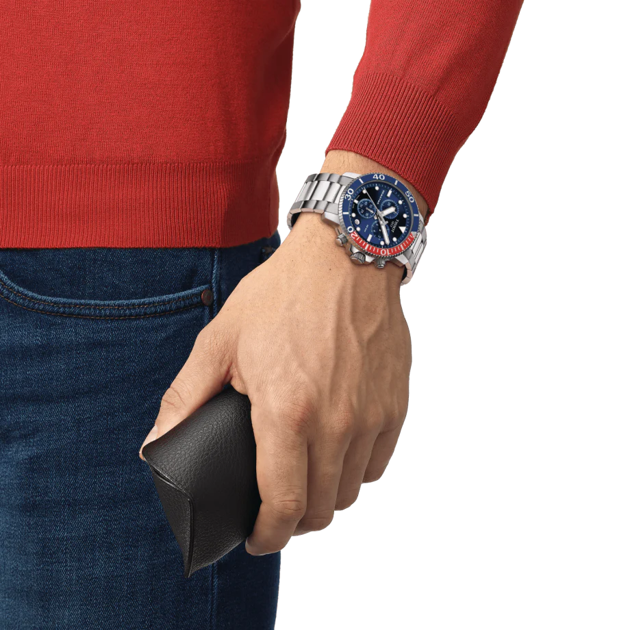 Tissot Seastar 1000 Quartz Chronograph Blue-Red | T1204171104103 - Image 3